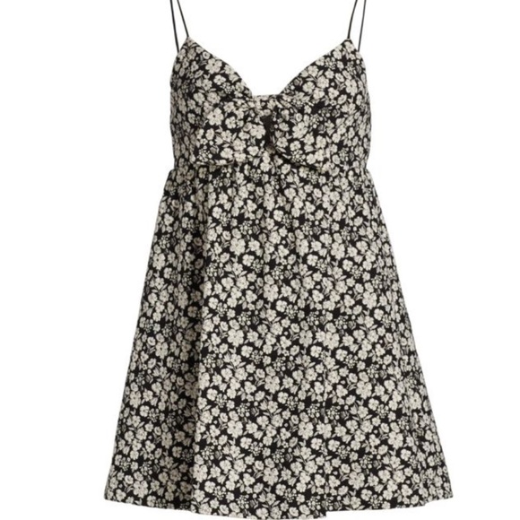 ALICE + OLIVIA • MELVINA FLORAL MINI DRESS - Picture 4 of 11